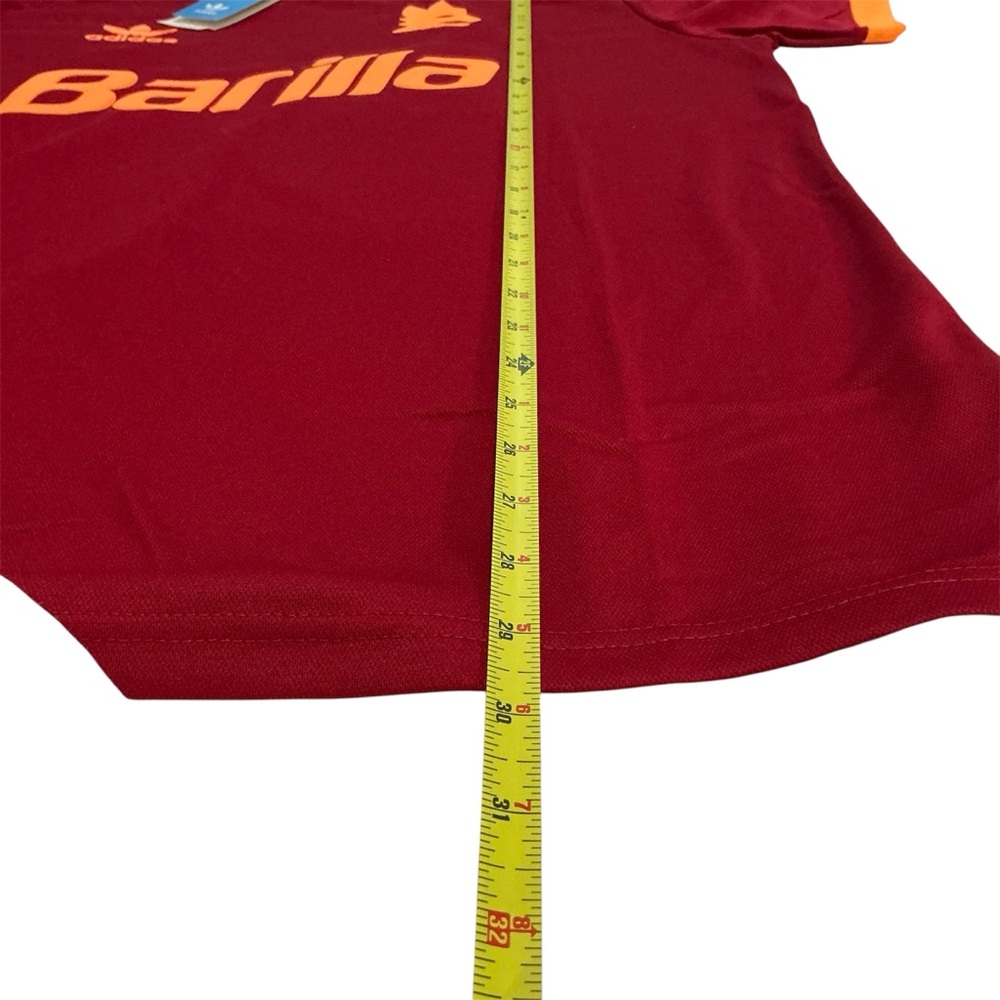As Roma Adidas 1993 Barilla Home Jersey Abel Balbo # 9 Size XL - Picture 13 of 13